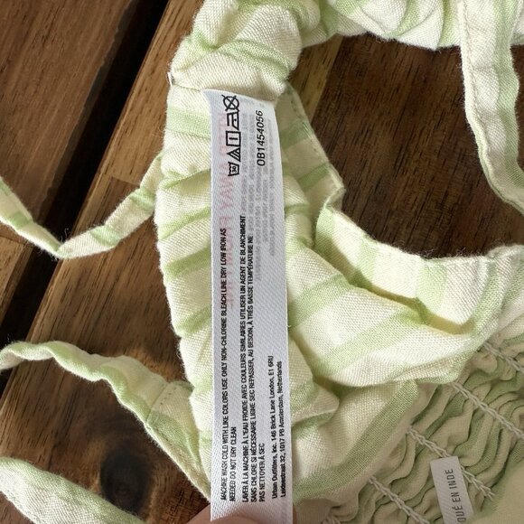 Urban Outfitters Crop top Bra Top Women's SMALL Tie At Waist Festival Boho Y2K - Picture 7 of 8